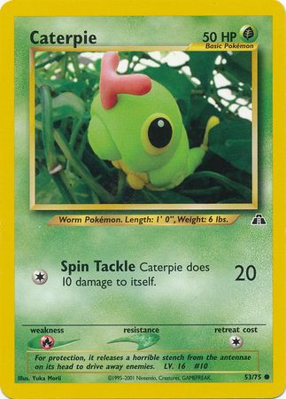 Caterpie (53/75) [Neo Discovery Unlimited] | Fandemonia Ltd