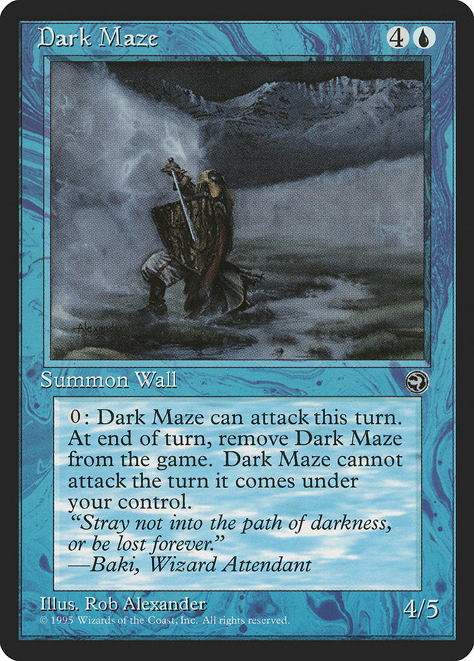 Dark Maze (Baki Flavor Text) [Homelands] | Fandemonia Ltd