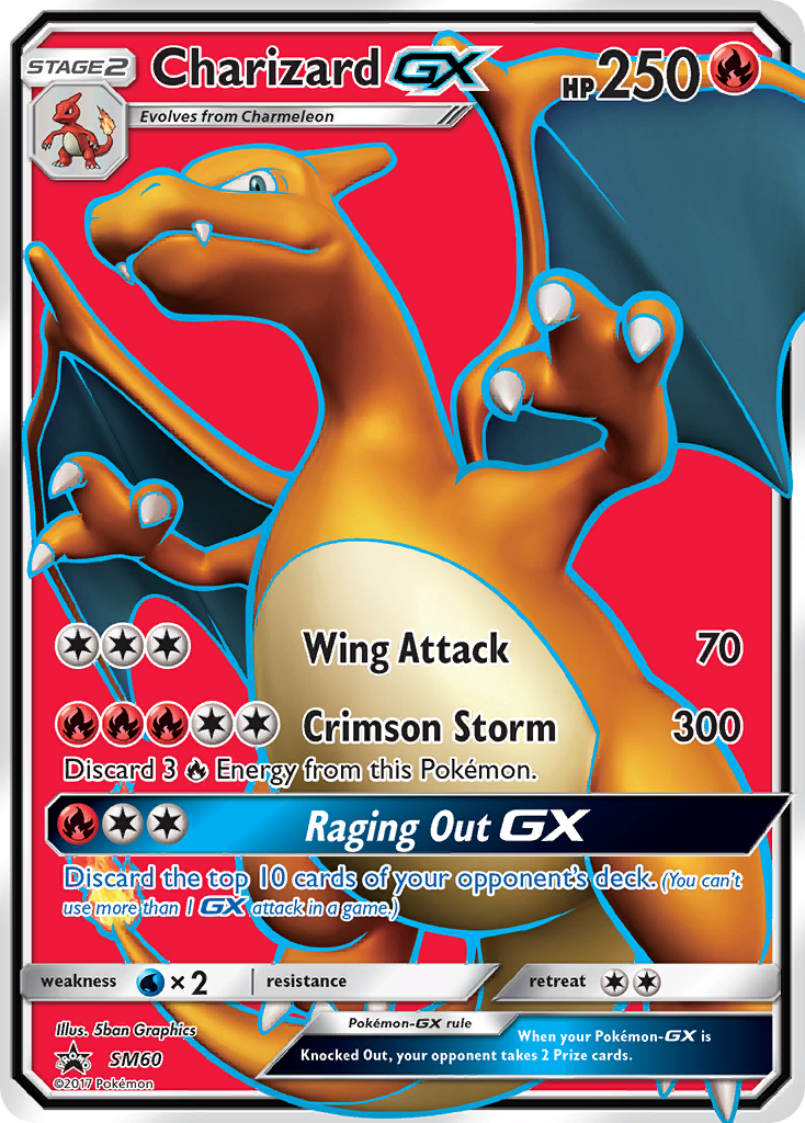 Charizard GX (SM60) [Sun & Moon: Black Star Promos] | Fandemonia Ltd