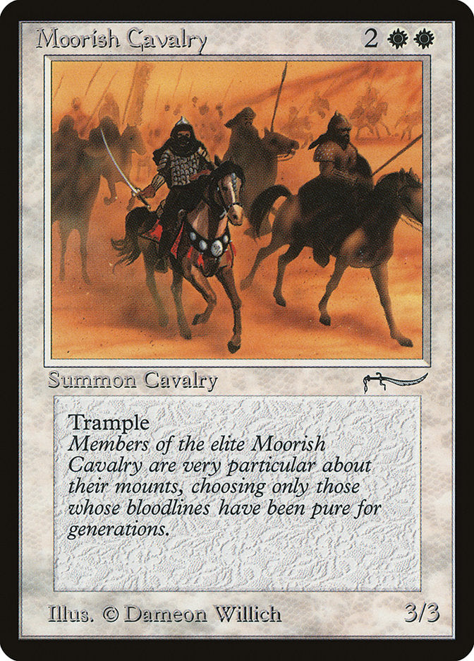 Moorish Cavalry (Light Mana Cost) [Arabian Nights] | Fandemonia Ltd