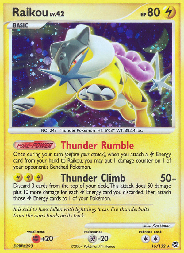 Raikou (16/132) [Diamond & Pearl: Secret Wonders] | Fandemonia Ltd