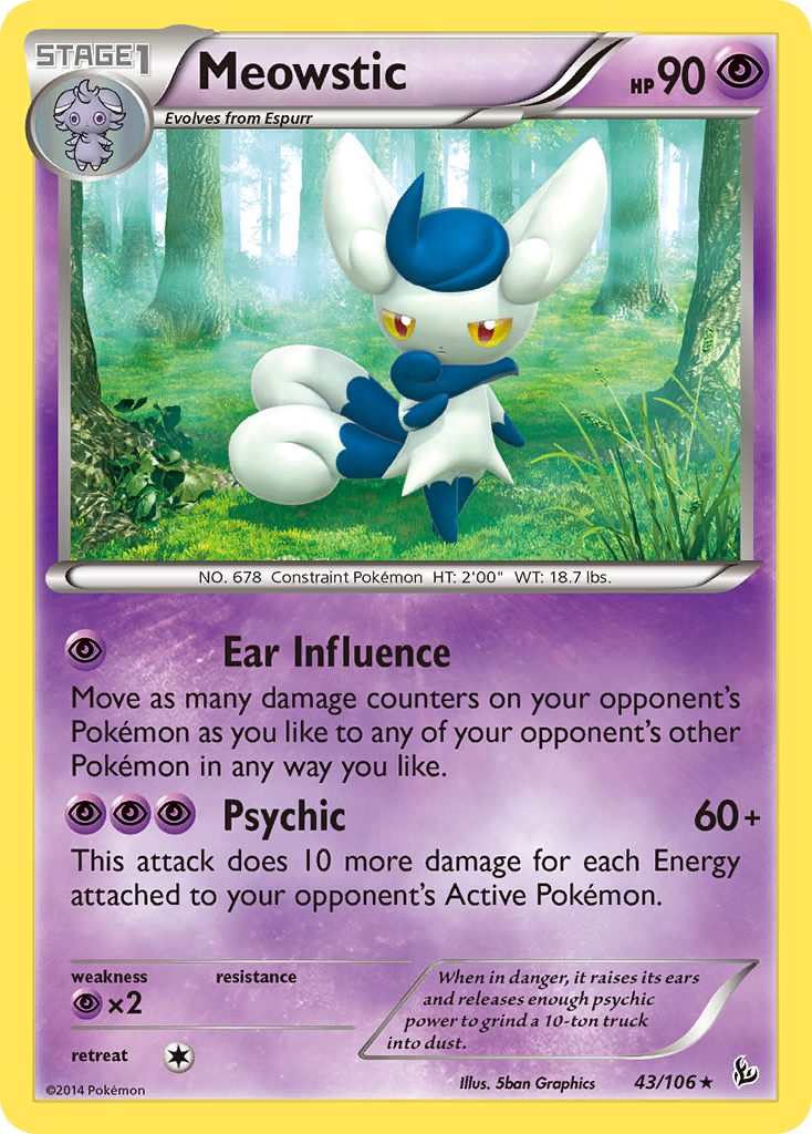 Meowstic (43/106) [XY: Flashfire] | Fandemonia Ltd