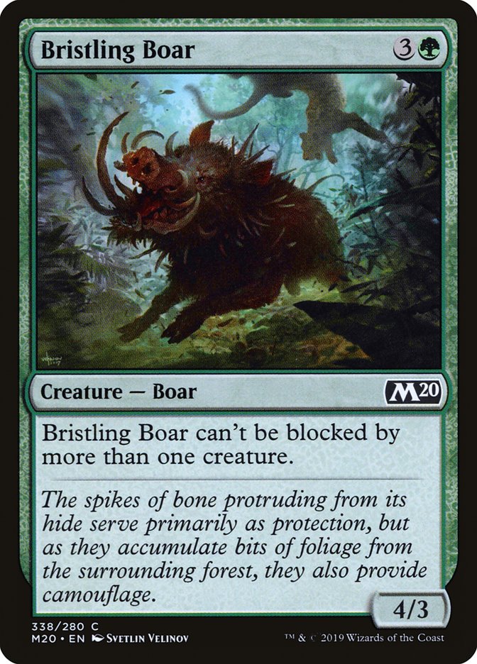 Bristling Boar [Core Set 2020] | Fandemonia Ltd