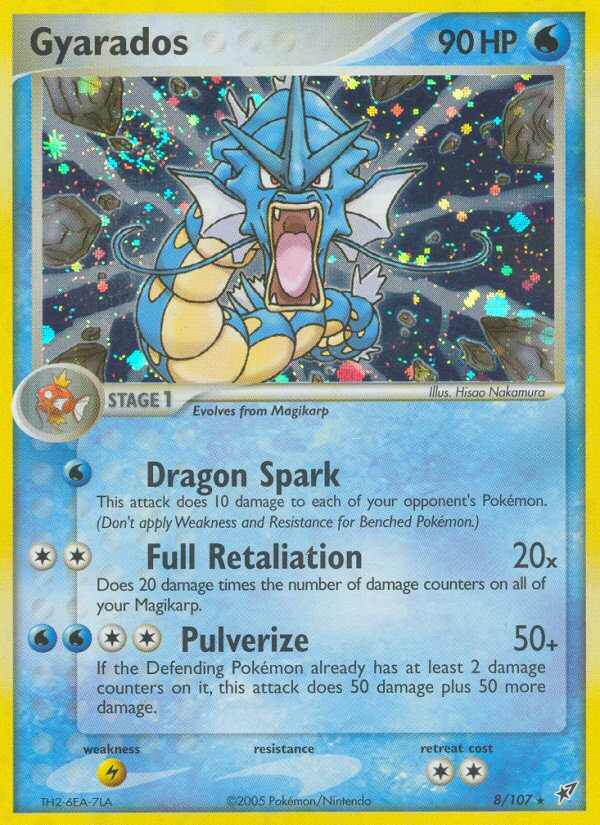 Gyarados (8/107) [EX: Deoxys] | Fandemonia Ltd