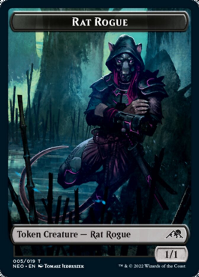 Rat Rogue Token [Kamigawa: Neon Dynasty Tokens] | Fandemonia Ltd