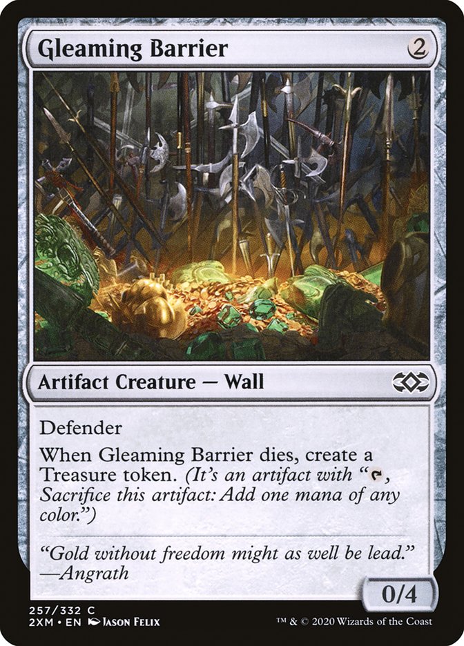 Gleaming Barrier [Double Masters] | Fandemonia Ltd