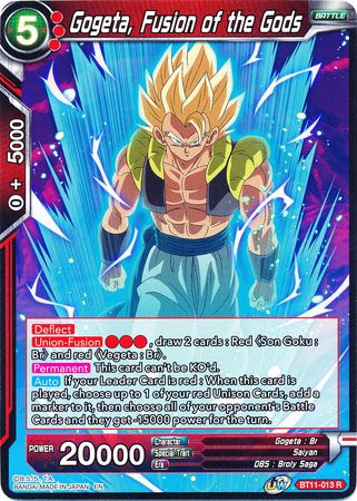 Gogeta, Fusion of the Gods [BT11-013] | Fandemonia Ltd