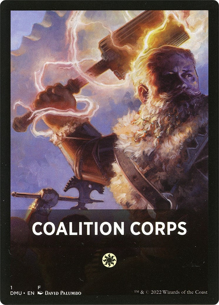 Coalition Corps Theme Card [Dominaria United Tokens] | Fandemonia Ltd