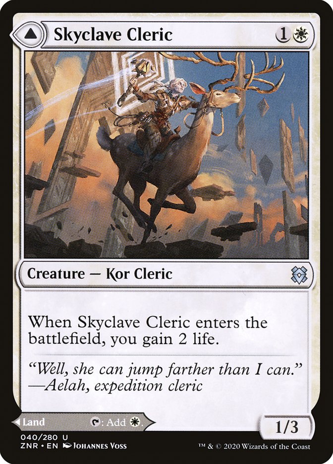 Skyclave Cleric // Skyclave Basilica [Zendikar Rising] | Fandemonia Ltd