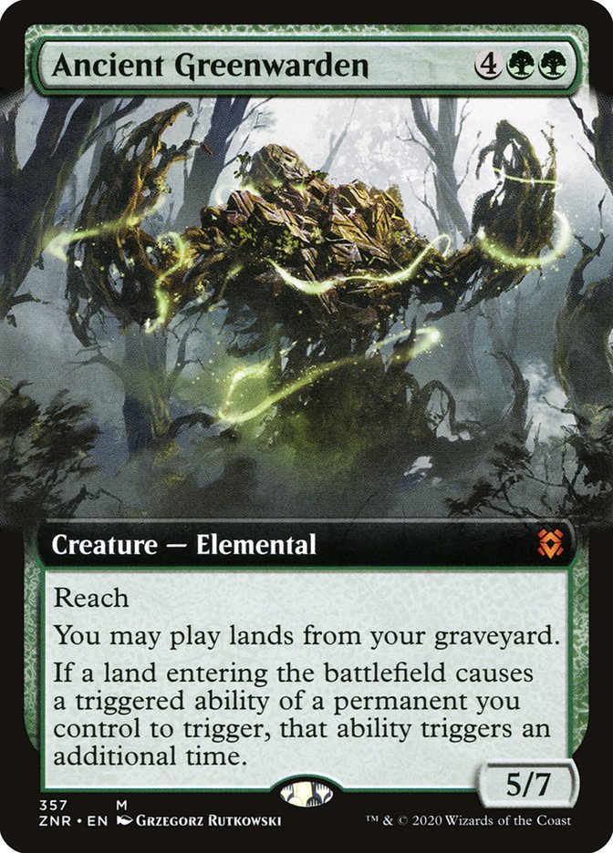 Ancient Greenwarden (Extended Art) [Zendikar Rising] | Fandemonia Ltd