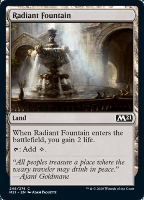 Radiant Fountain [Core Set 2021] | Fandemonia Ltd