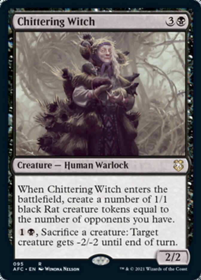 Chittering Witch [Dungeons & Dragons: Adventures in the Forgotten Realms Commander] | Fandemonia Ltd