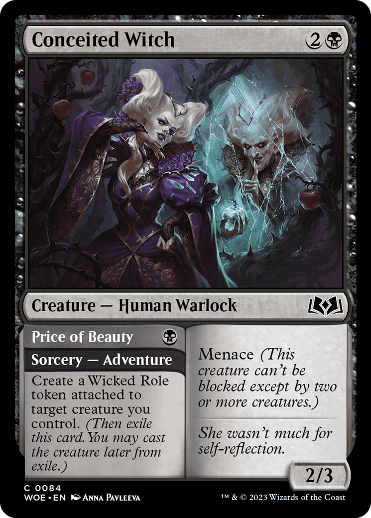 Conceited Witch // Price of Beauty [Wilds of Eldraine] | Fandemonia Ltd