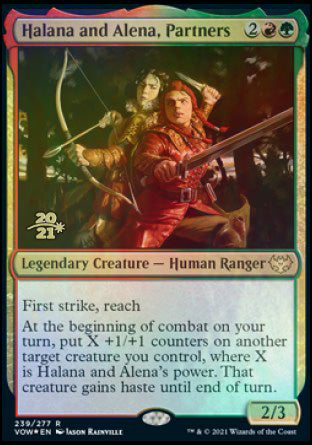 Halana and Alena, Partners [Innistrad: Crimson Vow Prerelease Promos] | Fandemonia Ltd