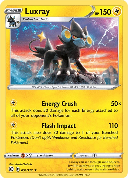 Luxray (051/172) [Sword & Shield: Brilliant Stars] | Fandemonia Ltd