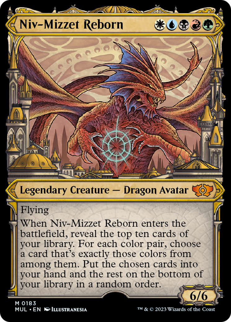 Niv-Mizzet Reborn (Halo Foil) [Multiverse Legends] | Fandemonia Ltd