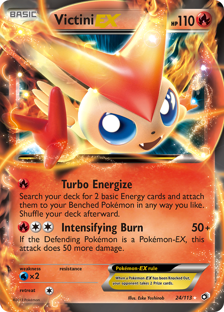 Victini EX (24/113) [Black & White: Legendary Treasures] | Fandemonia Ltd