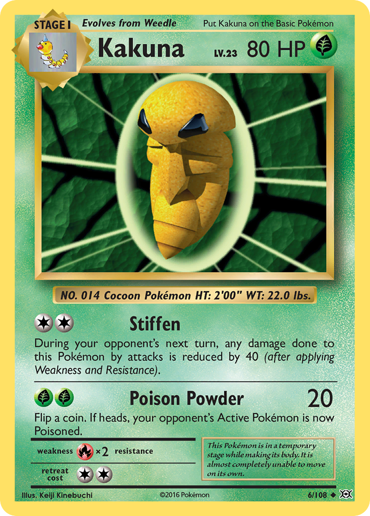 Kakuna (6/108) [XY: Evolutions] | Fandemonia Ltd