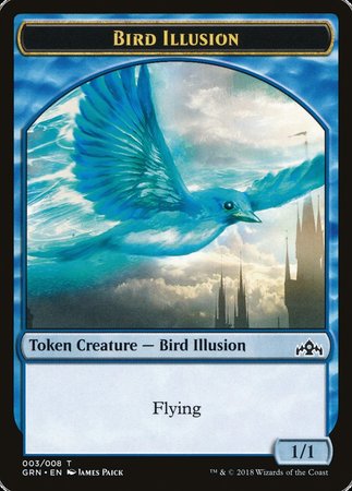 Bird Illusion Token [Guilds of Ravnica Tokens] | Fandemonia Ltd