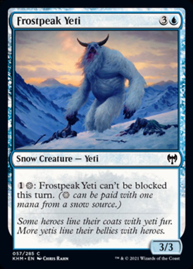 Frostpeak Yeti [Kaldheim] | Fandemonia Ltd