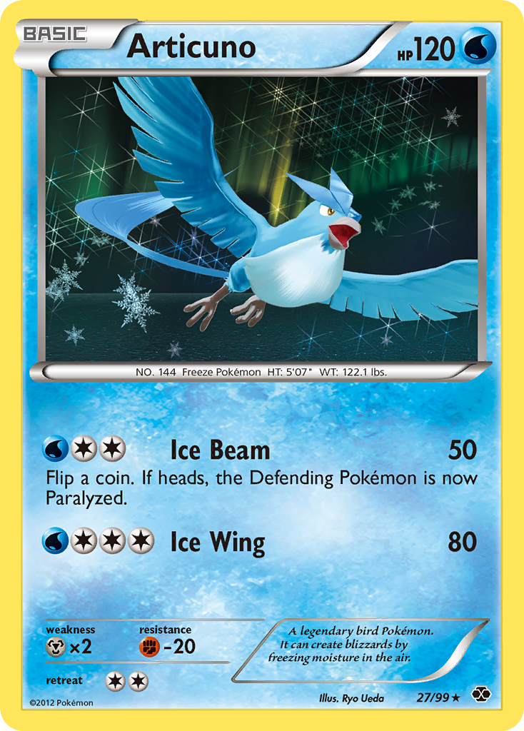 Articuno (27/99) [Black & White: Next Destinies] | Fandemonia Ltd