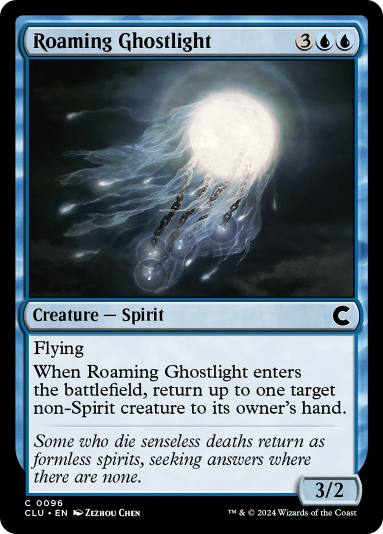 Roaming Ghostlight [Ravnica: Clue Edition] | Fandemonia Ltd