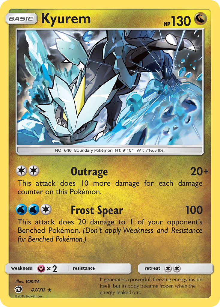 Kyurem (47/70) [Sun & Moon: Dragon Majesty] | Fandemonia Ltd