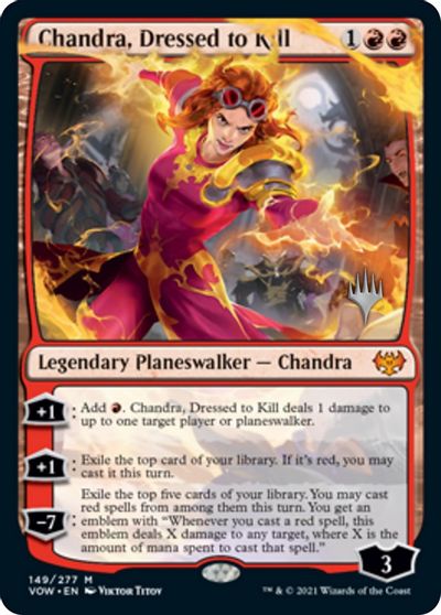 Chandra, Dressed to Kill (Promo Pack) [Innistrad: Crimson Vow Promos] | Fandemonia Ltd