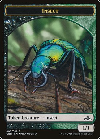 Insect Token [Guilds of Ravnica Tokens] | Fandemonia Ltd