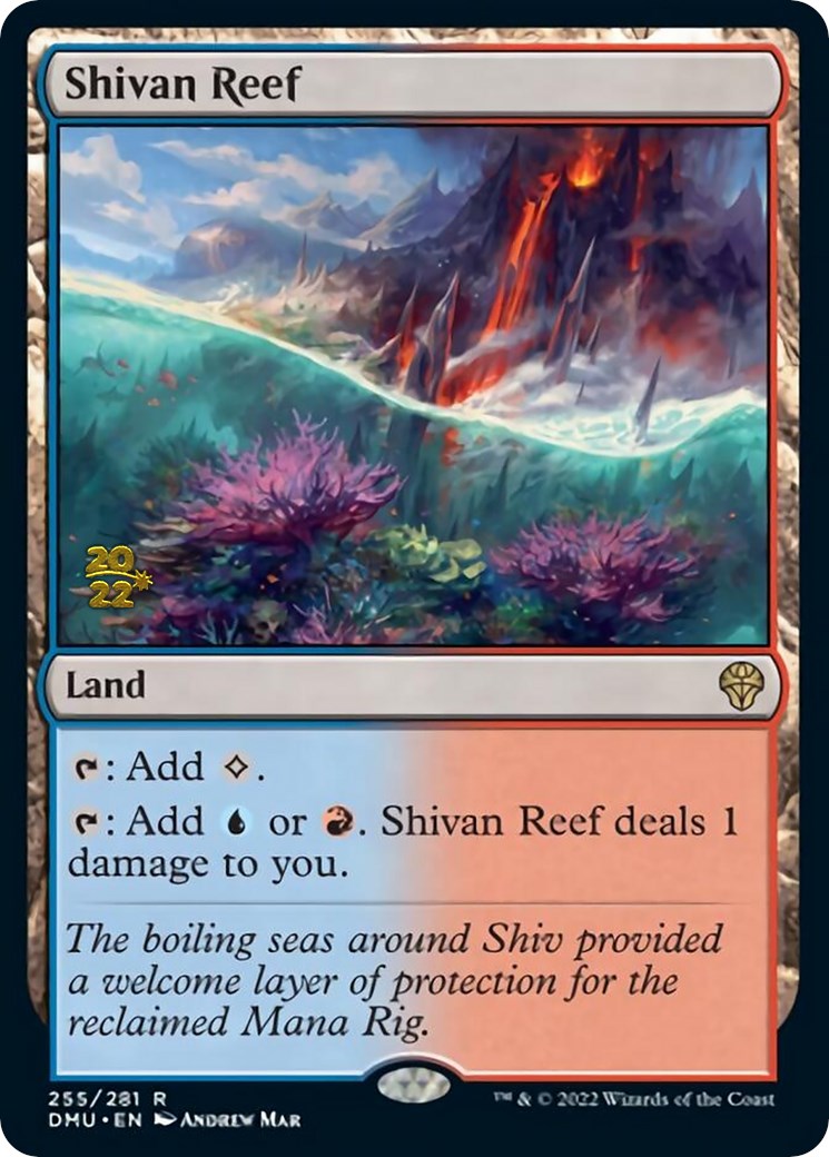 Shivan Reef [Dominaria United Prerelease Promos] | Fandemonia Ltd