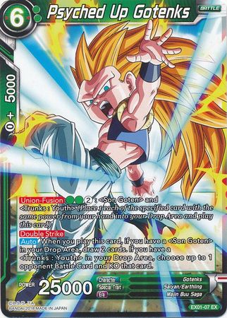 Psyched Up Gotenks (EX01-07) [Mighty Heroes] | Fandemonia Ltd