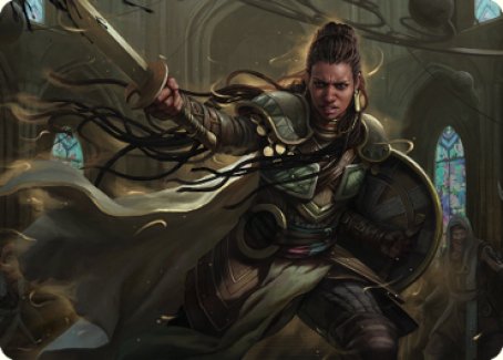 Shanna, Purifying Blade Art Card 1 [Dominaria United Art Series] | Fandemonia Ltd