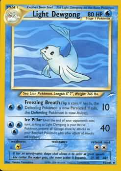 Light Dewgong (45/105) [Neo Destiny Unlimited] | Fandemonia Ltd