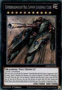 Superdreadnought Rail Cannon Juggernaut Liebe [LDS2-EN124] Secret Rare | Fandemonia Ltd