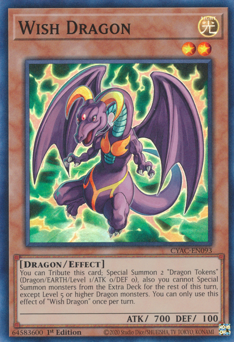 Wish Dragon [CYAC-EN093] Super Rare | Fandemonia Ltd