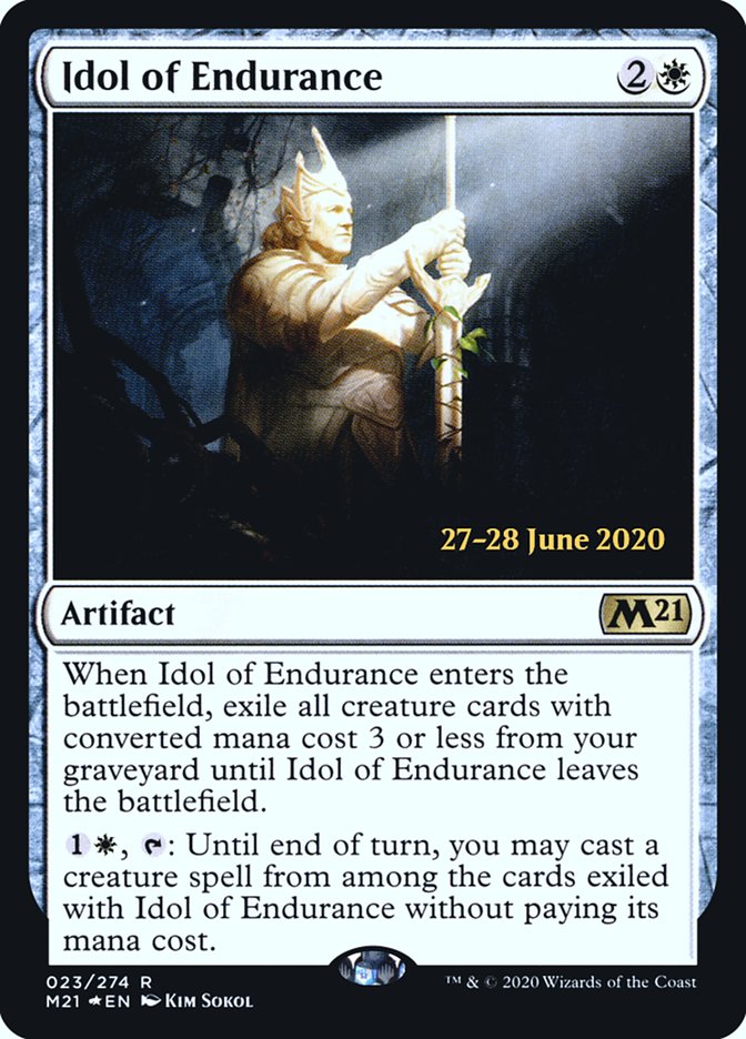 Idol of Endurance  [Core Set 2021 Prerelease Promos] | Fandemonia Ltd