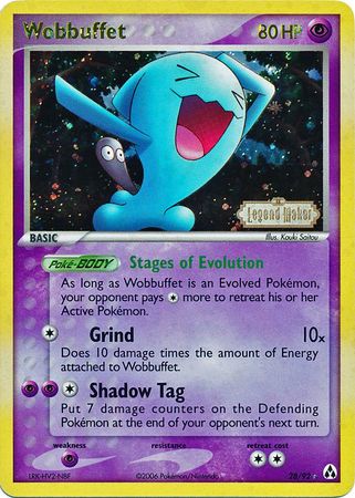 Wobbuffet (28/92) (Stamped) [EX: Legend Maker] | Fandemonia Ltd