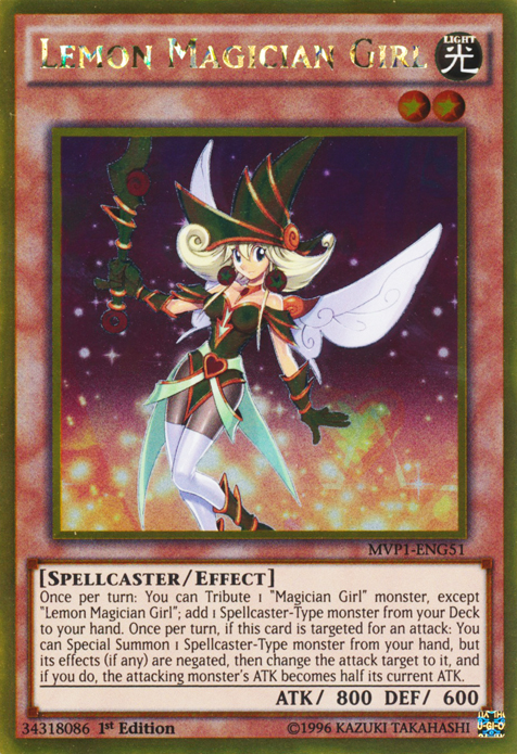 Lemon Magician Girl [MVP1-ENG51] Gold Rare | Fandemonia Ltd