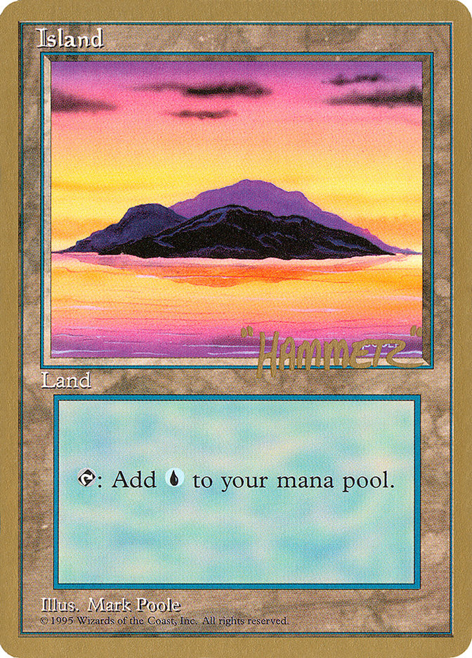 Island (shr368) (Shawn "Hammer" Regnier) [Pro Tour Collector Set] | Fandemonia Ltd