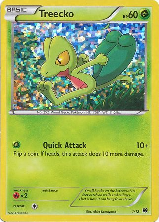 Treecko (1/12) [McDonald's Promos: 2015 Collection] | Fandemonia Ltd