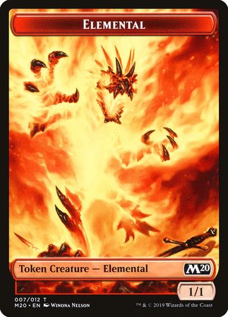 Elemental Token [Core Set 2020 Tokens] | Fandemonia Ltd