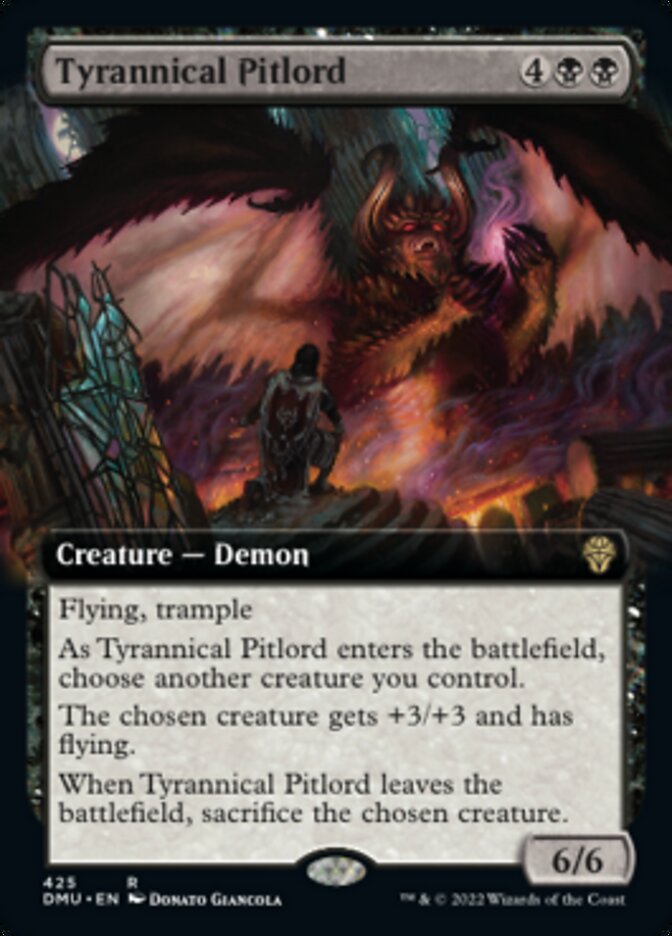 Tyrannical Pitlord (Extended Art) [Dominaria United] | Fandemonia Ltd