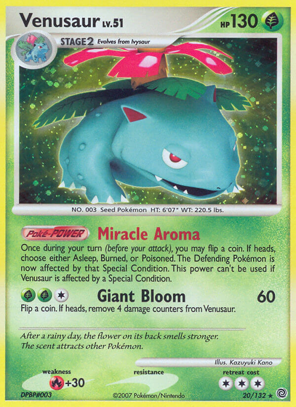 Venusaur (20/132) (Theme Deck Exclusive) [Diamond & Pearl: Secret Wonders] | Fandemonia Ltd