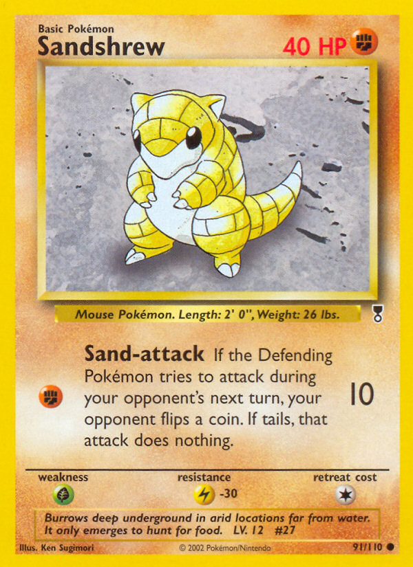 Sandshrew (91/110) [Legendary Collection] | Fandemonia Ltd