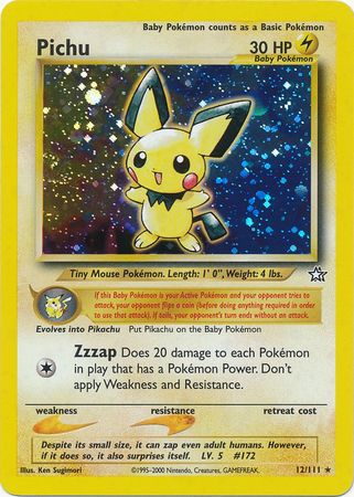 Pichu (12/111) [Neo Genesis Unlimited] | Fandemonia Ltd