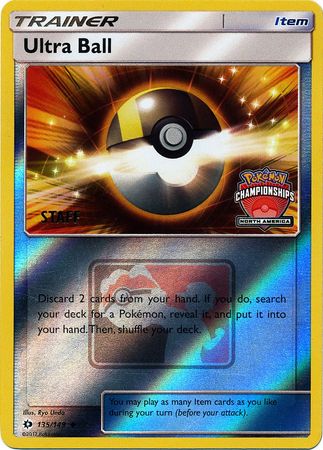 Ultra Ball (135/149) (NA Championship Promo Staff) [Sun & Moon: Base Set] | Fandemonia Ltd