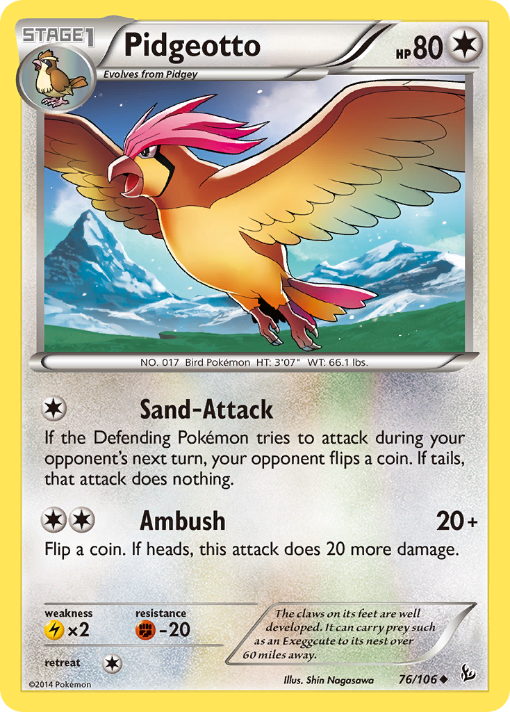 Pidgeotto (76/106) [XY: Flashfire] | Fandemonia Ltd