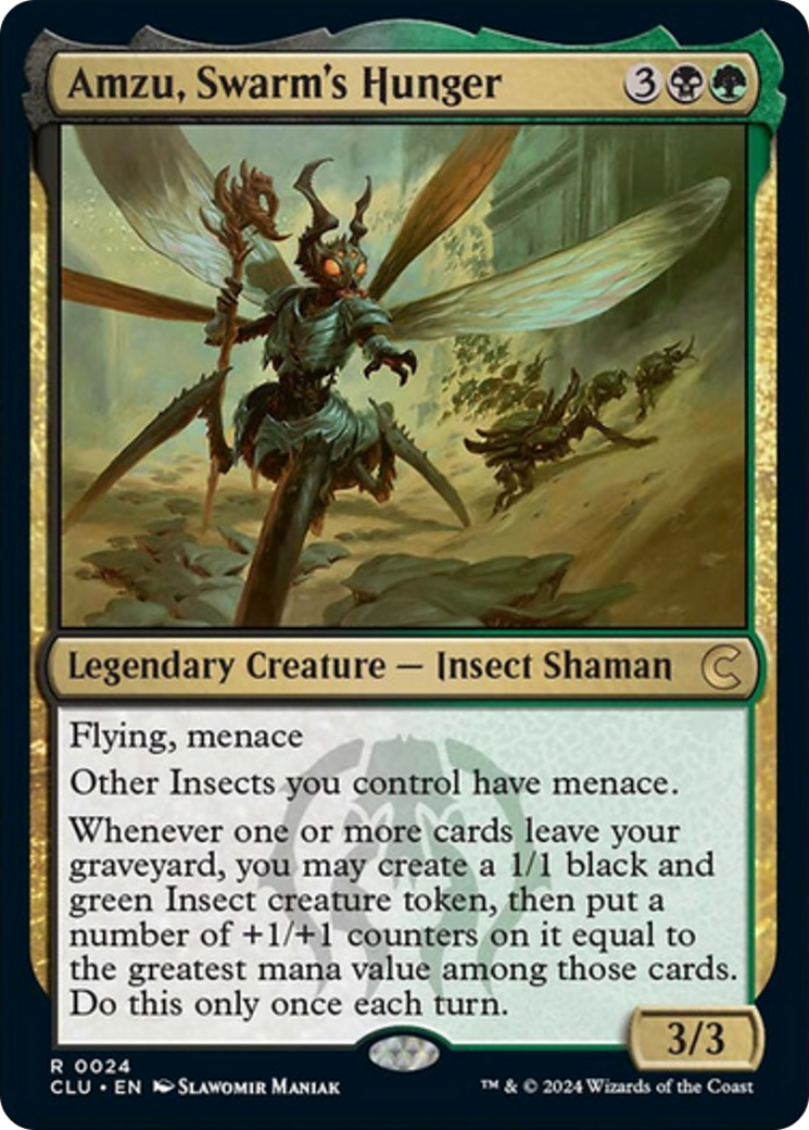 Amzu, Swarm's Hunger [Ravnica: Clue Edition] | Fandemonia Ltd