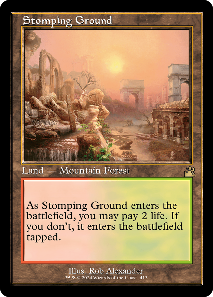 Stomping Ground (Retro) [Ravnica Remastered] | Fandemonia Ltd