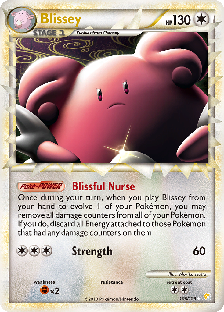 Blissey (106/123) [HeartGold & SoulSilver: Base Set] | Fandemonia Ltd